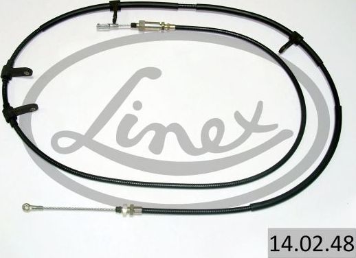 Трос ручника (тросик ручного тормоза) Linex. Артикул 14.02.48