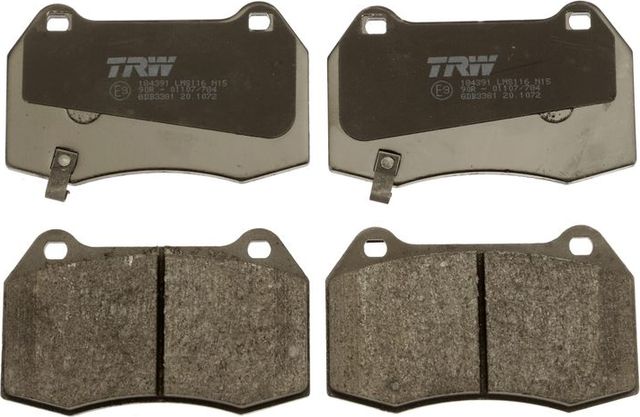 Тормозные колодки TRW для Nissan 350Z I 2002-2009. Артикул GDB3381