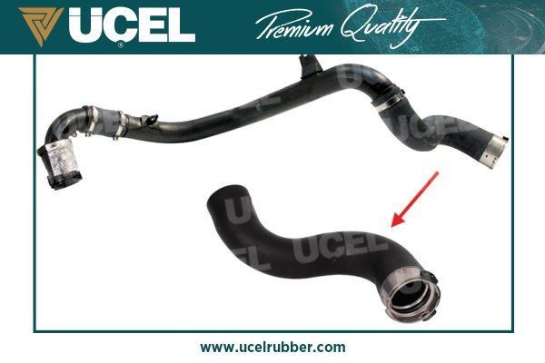 Патрубок интеркулера Ucel для Renault Grand Scenic III 2009-2015. Артикул 15931