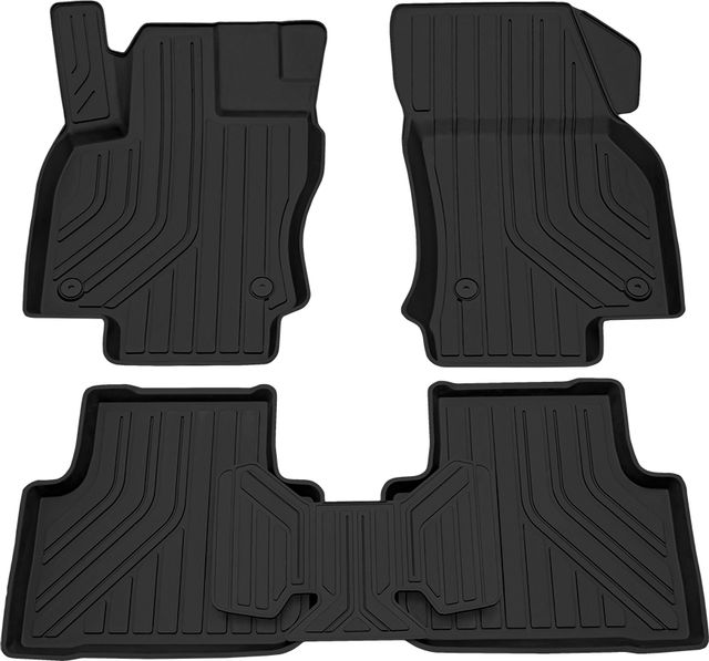 Коврики Rezkon Ser.S резиновые для салона Volkswagen Tiguan II 2016-2026. Артикул 1035025250