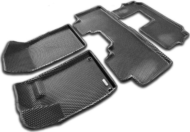 Коврики Euromat 3D EVA для салона GAC GS8 (3-ряд) 2023-2026. Артикул EM3DEVA-001433