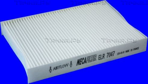 Салонный фильтр MecaFilter для Renault Megane I 1996-2003. Артикул ELR7047