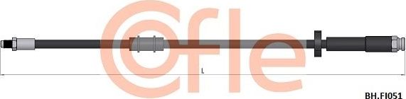 Тормозной шланг Cofle. Артикул 92.BH.FI051
