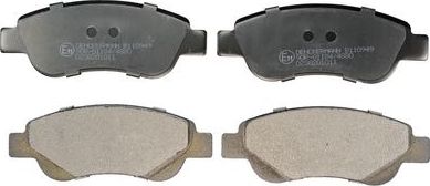 Тормозные колодки Denckermann. Артикул B110949