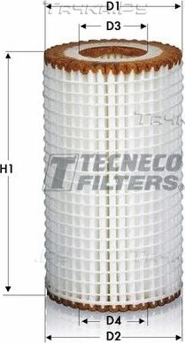 Масляный фильтр Tecneco Filters. Артикул OL0208/1E