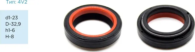 Сальник PSTF-00440 23,00/32,90*6,00/8,00 4V2 (Pstpro). Артикул PSTF00440