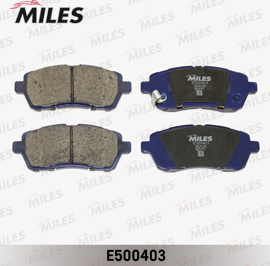 Тормозные колодки Miles (Керамика). Артикул E500403