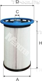 Топливный фильтр MFilter для Skoda Superb III 2015-2026. Артикул DE 3141