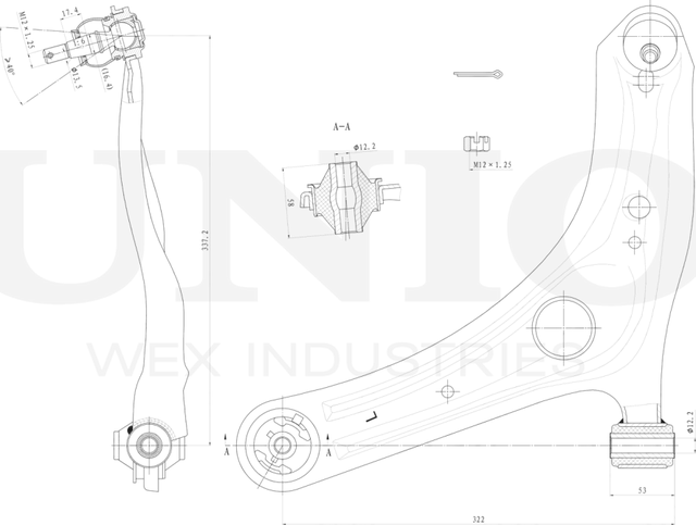 Рычаг подвески (Unio). Артикул SSP-40063