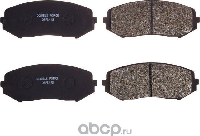 Колодки тормозные дисковые (Double Force) Double Force. Артикул DFP3443