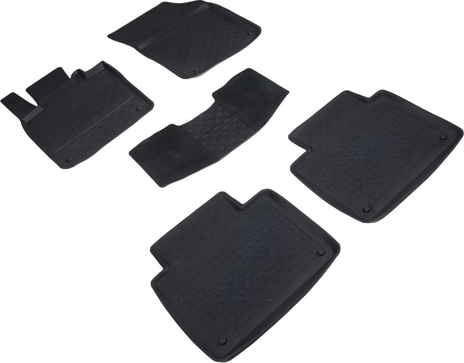 Коврики резиновые Seintex (с высоким бортом) для салона Volvo S90 II 2016-2026. Артикул 88568