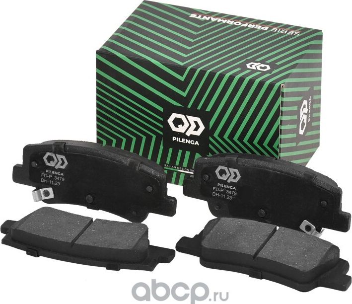 Колодки тормозные дисковые задние (Pilenga). Артикул FDP3479
