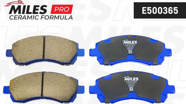 Тормозные колодки Miles (Керамика). Артикул E500365