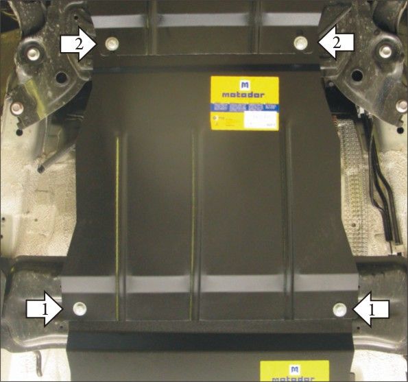 Защита Мотодор для КПП Suzuki Grand Vitara II 2005-2015. Артикул 02412