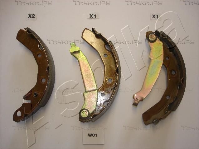 Тормозные колодки ASHIKA задние для Daewoo Matiz I 1998-2015. Артикул 55-W0-001