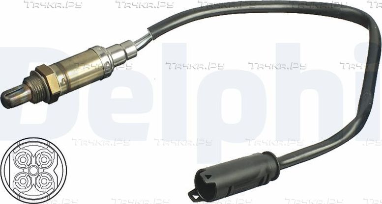 Лямбда-зонд (кислородный датчик) Delphi для BMW X5 I (E53) 2003-2006. Артикул ES11110-12B1