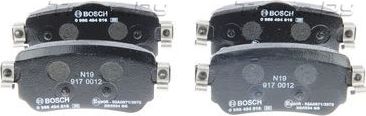 Тормозные колодки Bosch (Low-Metallic) задние для Nissan Leaf II (ZE1) 2019-2026. Артикул 0 986 494 816