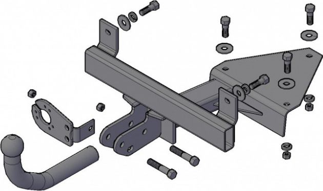 Фаркоп Трейлер для Datsun mi-DO 2015-2020. Артикул 2020