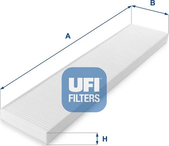 Салонный фильтр UFI. Артикул 53.017.00