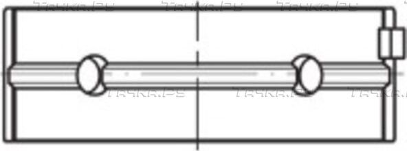 Вкладыши коренные Mahle для BMW 1 I (E81/E82/E87/E88) 2004-2011. Артикул 081 HL 21839 025
