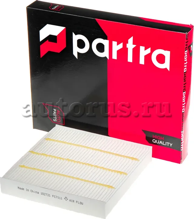 Фильтр салона стандарт (Partra). Артикул FC7111
