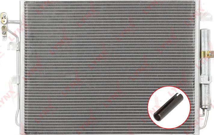 Радиатор кондиционера (конденсатор) LYNXauto. Артикул RC-0149