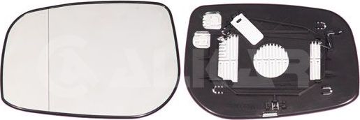Зеркальное стекло бокового зеркала Alkar левое для Toyota Avensis II 2003-2008. Артикул 6471266