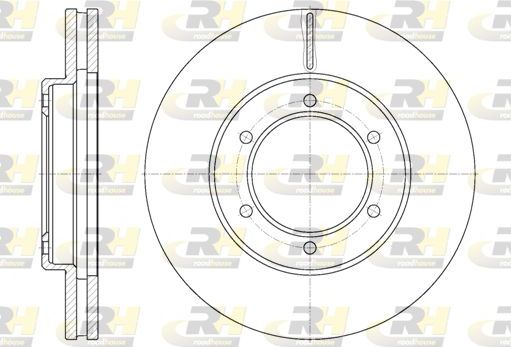 Тормозной диск RoadHouse передний для Toyota Avensis II 2003-2008. Артикул 6702.10
