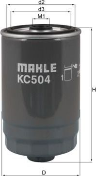 Топливный фильтр Mahle. Артикул KC 504