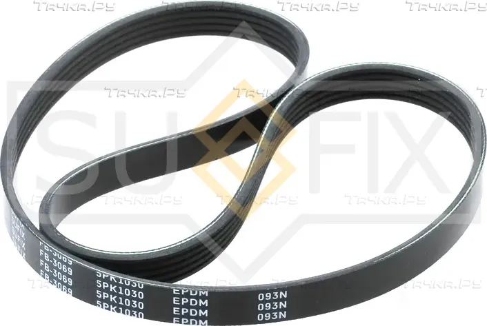 Ремень поликлиновый 5PK1030 (Sufix). Артикул FB3069