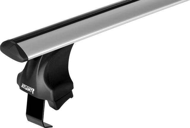 Багажник на крышу Атлант креп. за дверные проемы для Kia Cerato III седан 2013-2017 (Аэро-крыло дуги). Артикул 7158+7002+8824