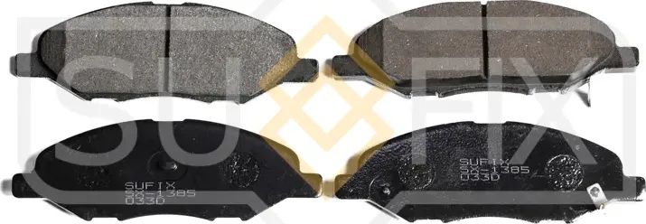 Колодки тормозные дисковые | перед прав/лев | (Sufix). Артикул SX-1385