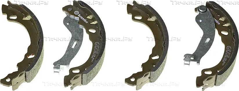 Тормозные колодки Brembo задние для Fiat 500 II 2007-2026. Артикул S 23 529
