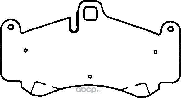 Колодки тормозные дисковые задние (Frictionmaster). Артикул CMX991