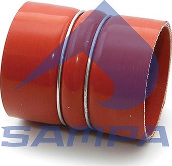 Патрубок интеркулера Sampa (Силикон). Артикул 050.333