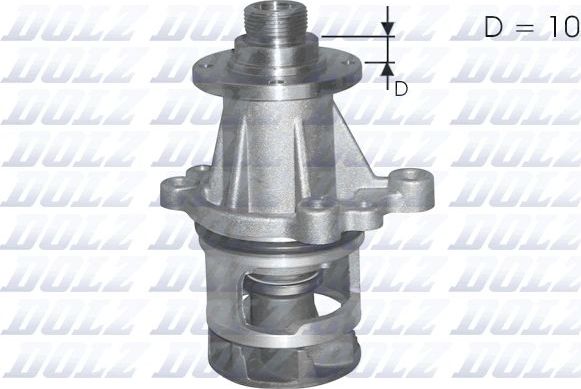 Помпа (водяной насос) Dolz для BMW 3 II (E30) 1989-1991. Артикул B216