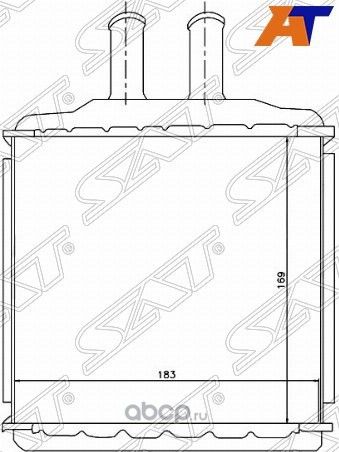 Радиатор отопителя салона  CHEVROLET  DAEWOO LACE (SAT). Артикул STCVW13950