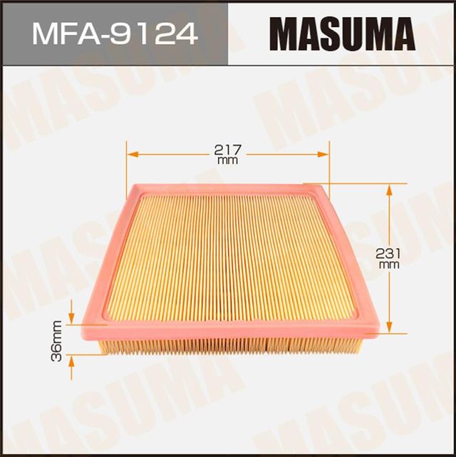 Воздушный фильтр Masuma. Артикул MFA-9124