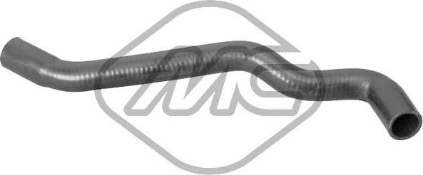 Патрубок радиатора (системы охлаждения) Metalcaucho. Артикул 09257