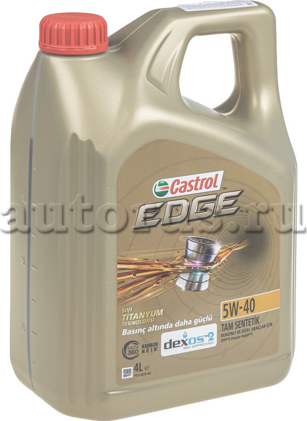 Castrol 5W40 (4L) EDGE С3_масло мотор.!/ACEA C3, API SN/CF, VW 505.01/505.00, MB. Артикул 15EAFE