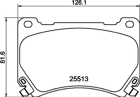 Тормозные колодки Nisshinbo. Артикул NP6080