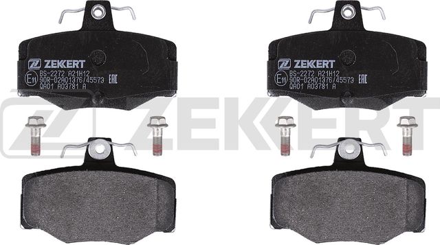 Тормозные колодки Zekkert задние для Nissan Almera Tino I 2000-2006. Артикул BS-2272