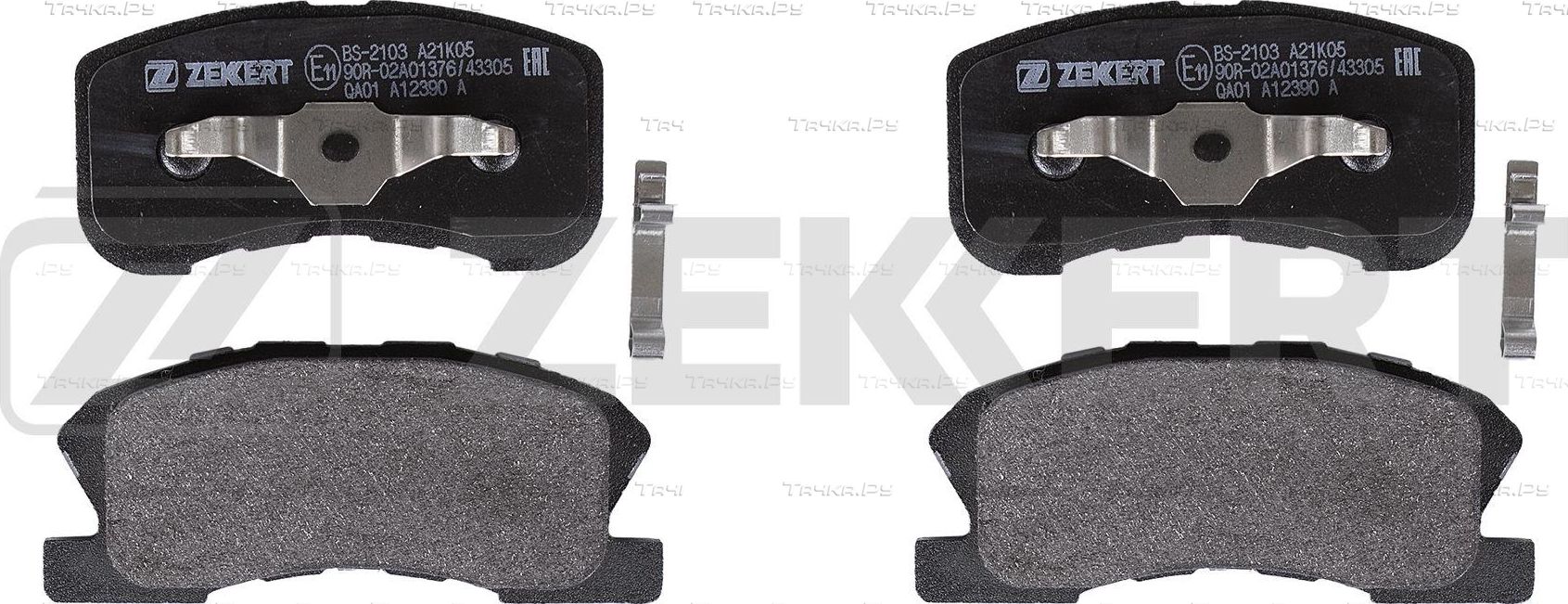 Тормозные колодки Zekkert передние для Daihatsu YRV I 2001-2005. Артикул BS-2103