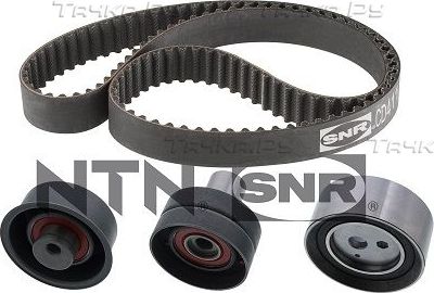Ремень ГРМ с роликами (комплект) NTN / SNR для Nissan Sunny B14 1991-2000. Артикул KD468.01