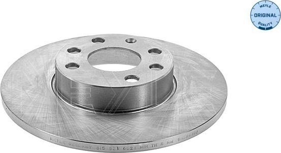 Тормозной диск Meyle Original передний для Opel Astra G 1998-2005. Артикул 615 521 6021