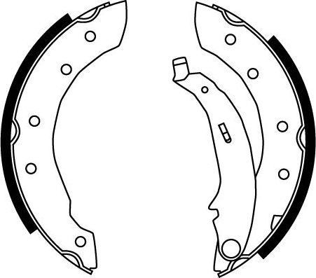 Тормозные колодки TRW задние для Renault Logan I 2004-2015. Артикул GS8729