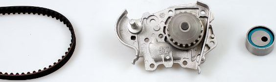 Помпа (водяной насос) с комплектом ремня ГРМ Hepu. Артикул PK08491