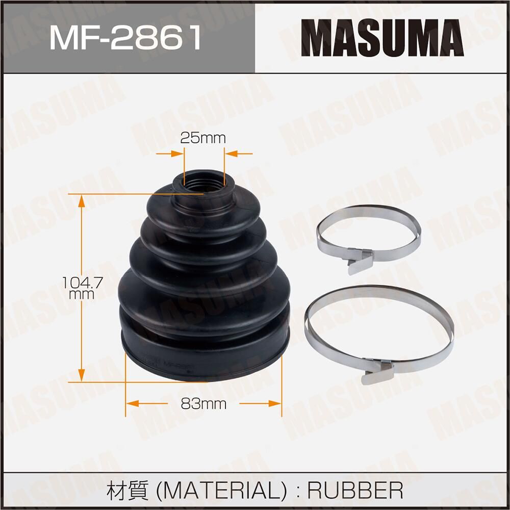 Пыльник ШРУСа MASUMA MF-2861 + хомут. Артикул MF2861