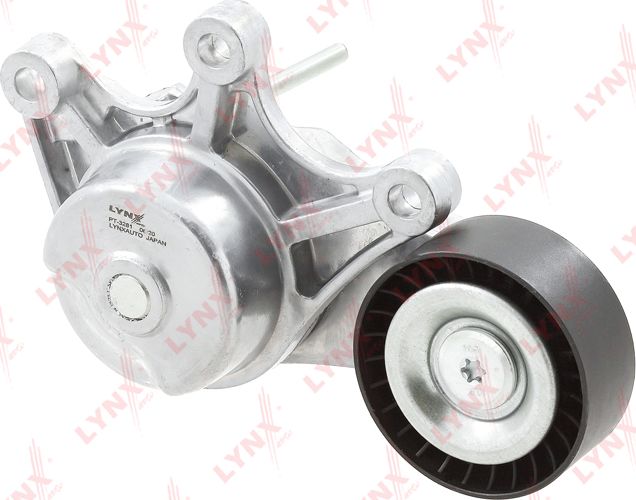 Натяжной ролик (натяжитель) приводного клинового зубчатого ремня LYNXauto. Артикул PT-3281