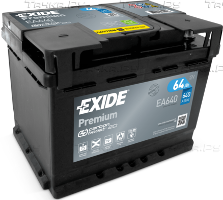 Аккумулятор Exide Premium *** для Mercedes-Benz CLK-Класс I (C208, A208) 1997-2002. Артикул EA640